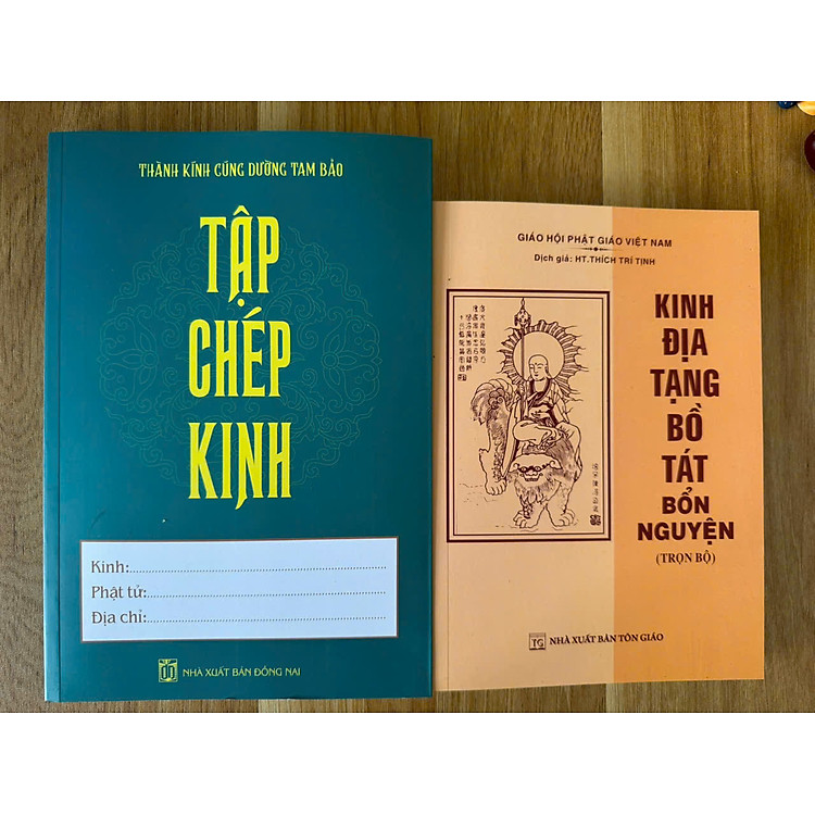 Combo Kinh Địa Tạng Bồ Tát Bổn Nguyện và Vở Chép Kinh