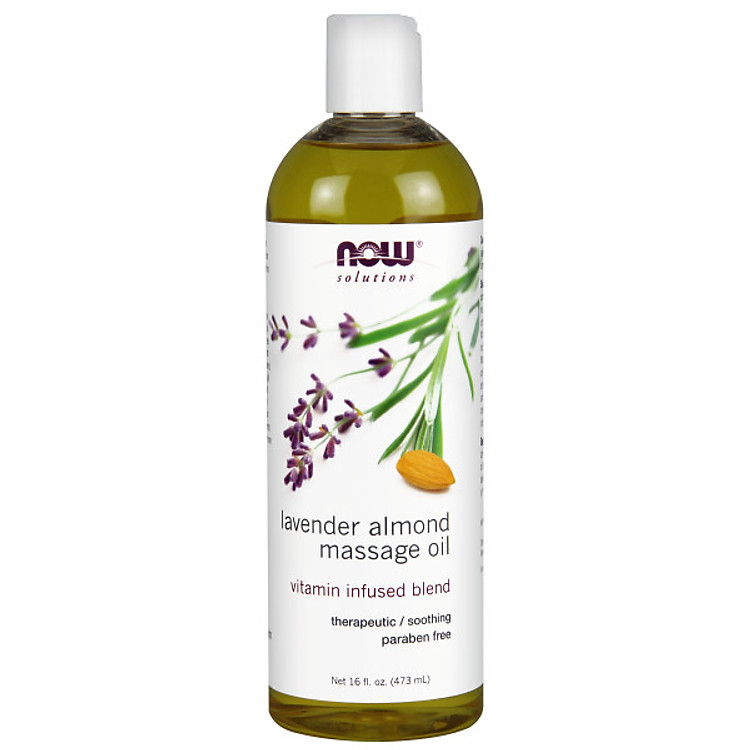 Lavender Almond Massage Oil | Tinh Dầu Massage chiết xuất từu Hạt Dẻ - Hương hoa oải hương (473 ml)