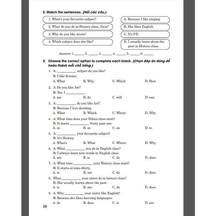 Bài Tập Tiếng Anh Lớp 5 - Có Đáp Án - Bám Sát SGK I Learn Smart Start - Ảnh 6