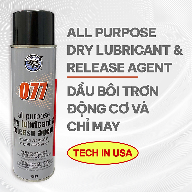 DẦU BÔI TRƠN ĐỘNG CƠ VÀ CHỈ MAY DẠNG ƯỚT HÀNG CHÍNH HÃNG TPR 77