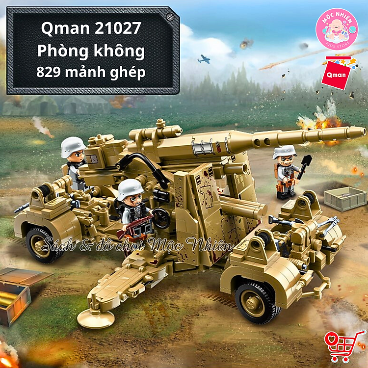 Mua Đồ chơi xếp hình Qman 21027 - Phòng không Chính hãng Giá tốt - Hình ảnh 4