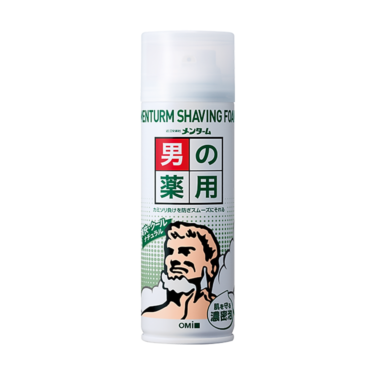 Bọt cạo râu bảo vệ da & giảm trầy xước menturm ( hương tự nhiên) (200g/chai)