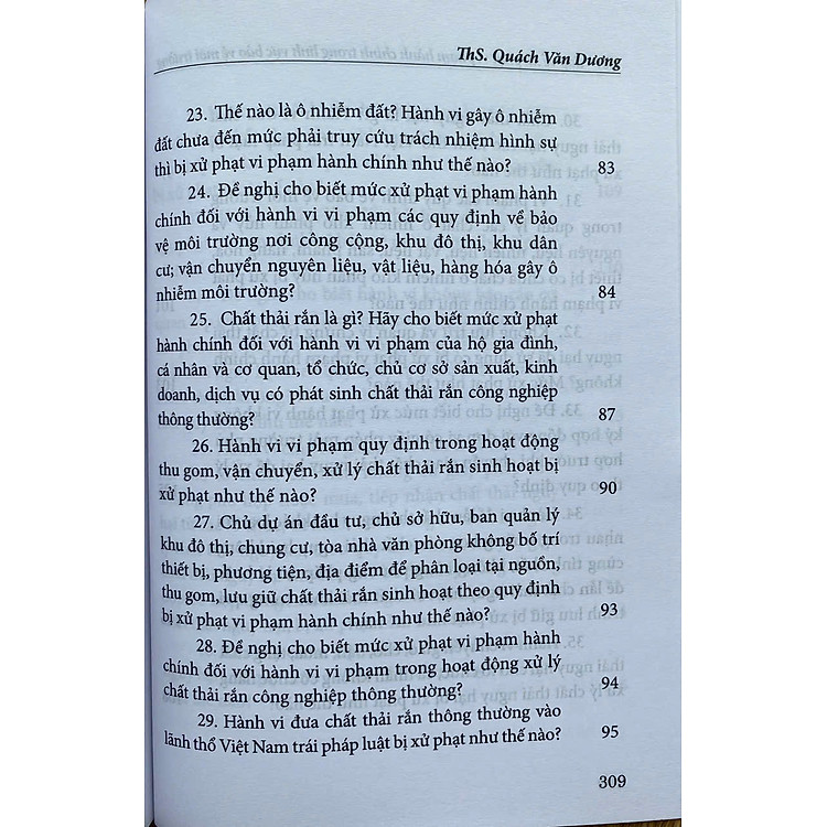 Hỏi - Đáp Về Xử Phạt Vi Phạm Hành Chính Trong Lĩnh Vực Bảo Vệ Môi Trường - Ảnh 7