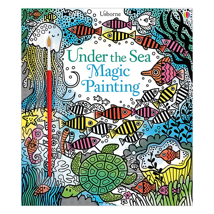 Sách Usborne Under The Sea Magic Painting