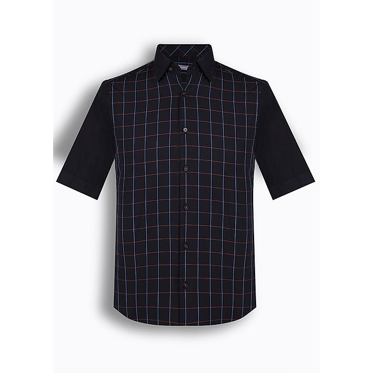 Áo Sơ Mi Nam Tay Ngắn Họa Tiết The Shirts Studio Hàn Quốc TD13F2335