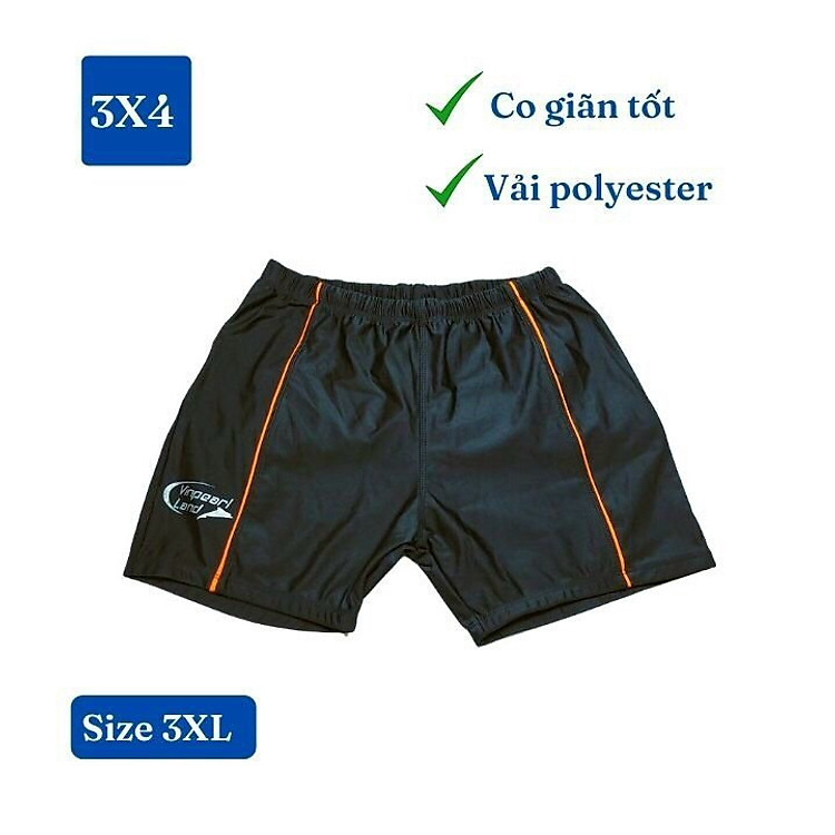 Quần bơi bé trai từ 30-55kg - chất liệu vải polyester chuyên cho đồ bơi nam có dây rút