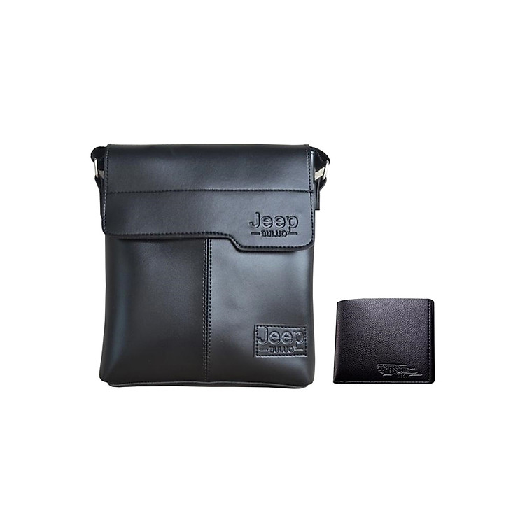 Combo Túi Đeo Chéo Nam Jeep Và Ví Da Nam Sành Điệu