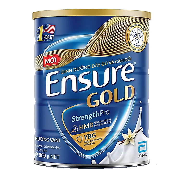 Sữa Bột Abbott Ensure Gold Vani 800g