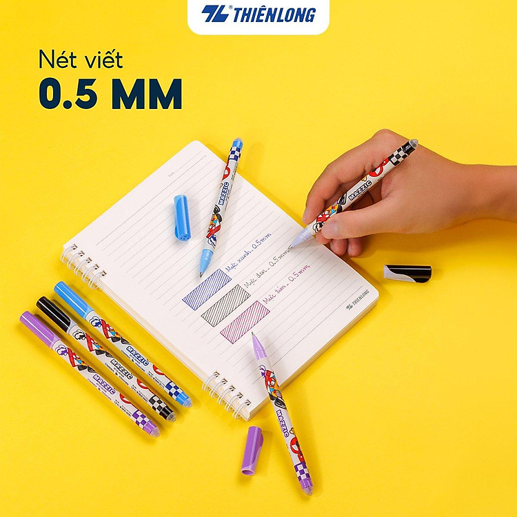 Bút gel xóa được Mazzic Thiên Long GELE-006 (Combo 5) - Ảnh 4