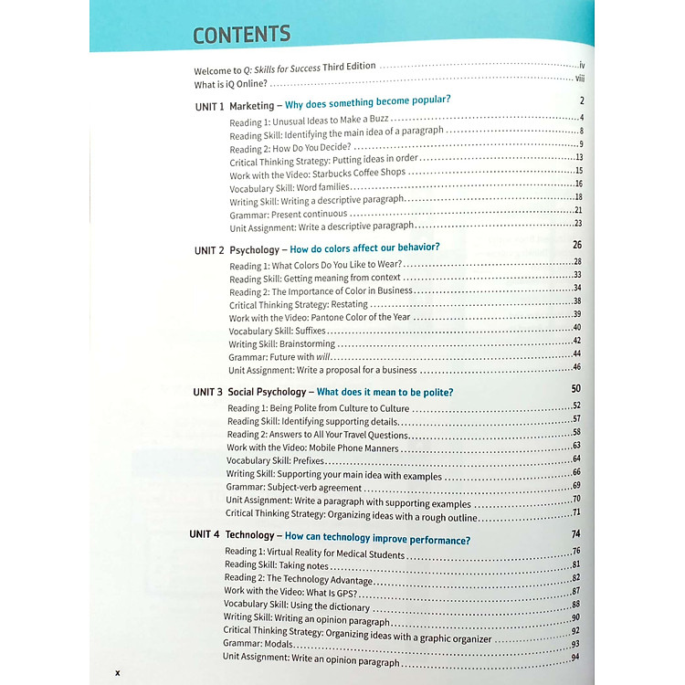 Q: Skills For Success: Level 2: Reading And Writing Student Book With iQ Online Practice - 3rd Edition - Ảnh 6