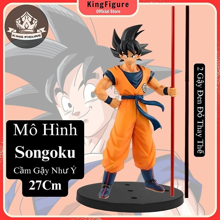 Mô Hình Songoku Cầm Gậy Như Ý 27Cm