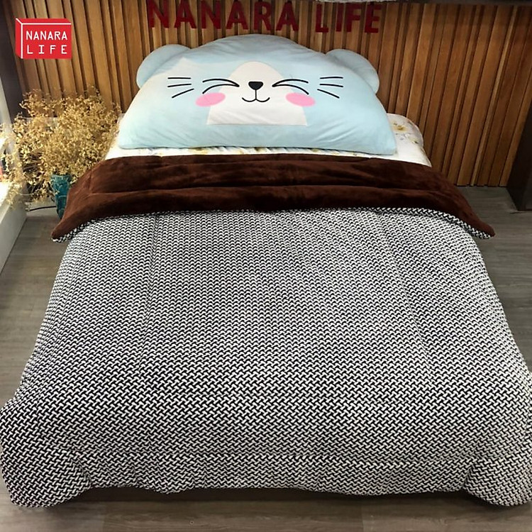 Bộ chăn lông cừu cao cấp Luxy Nanara Life Nhật Bản - Nhập khẩu chính hãng