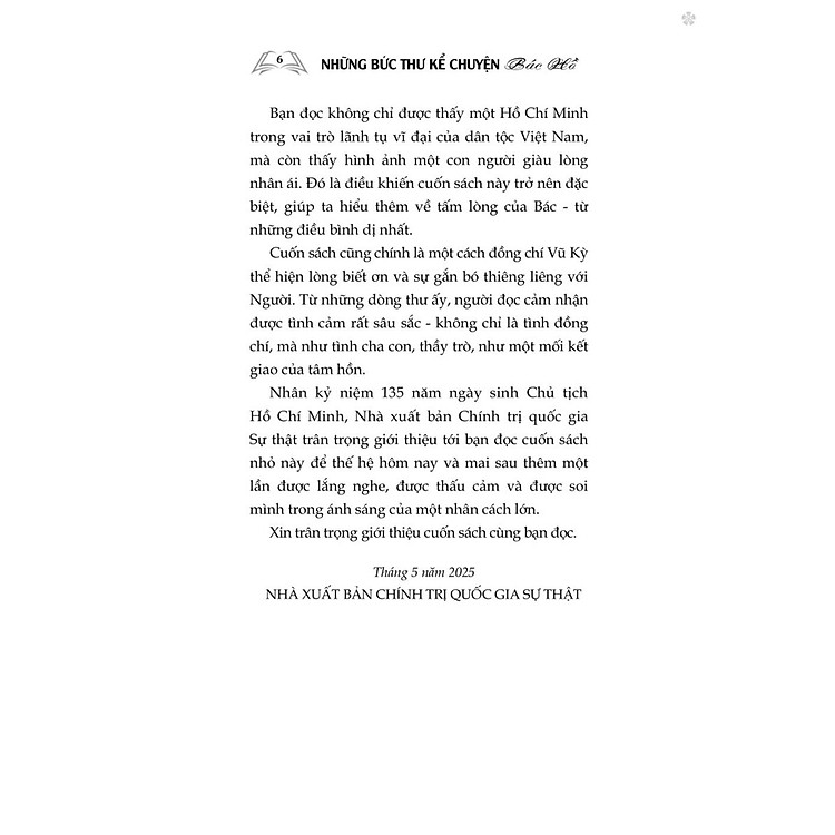 Những bức thư kể chuyện Bác Hồ (Xuất bản lần thứ hai) - Ảnh 4