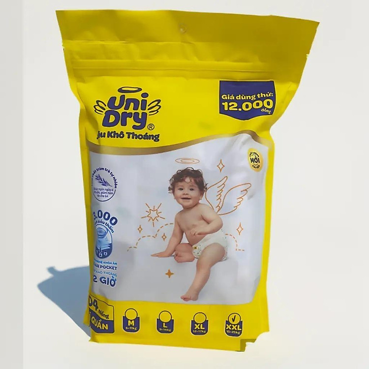 Tã quần UniDry Siêu khô size XL Uy tín Giá tốt