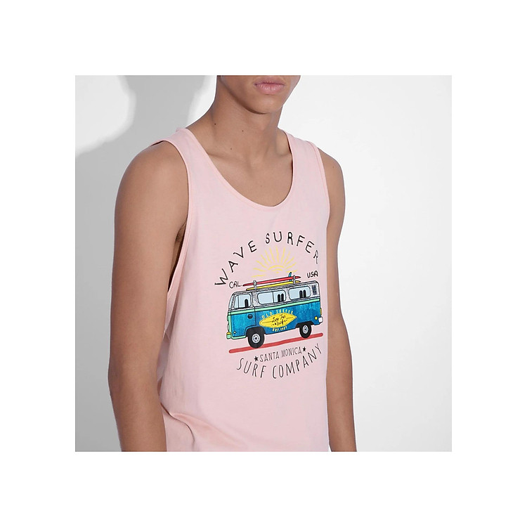 Áo Ba Lỗ Nam Tank Top Wave Surfers ICON DENIM