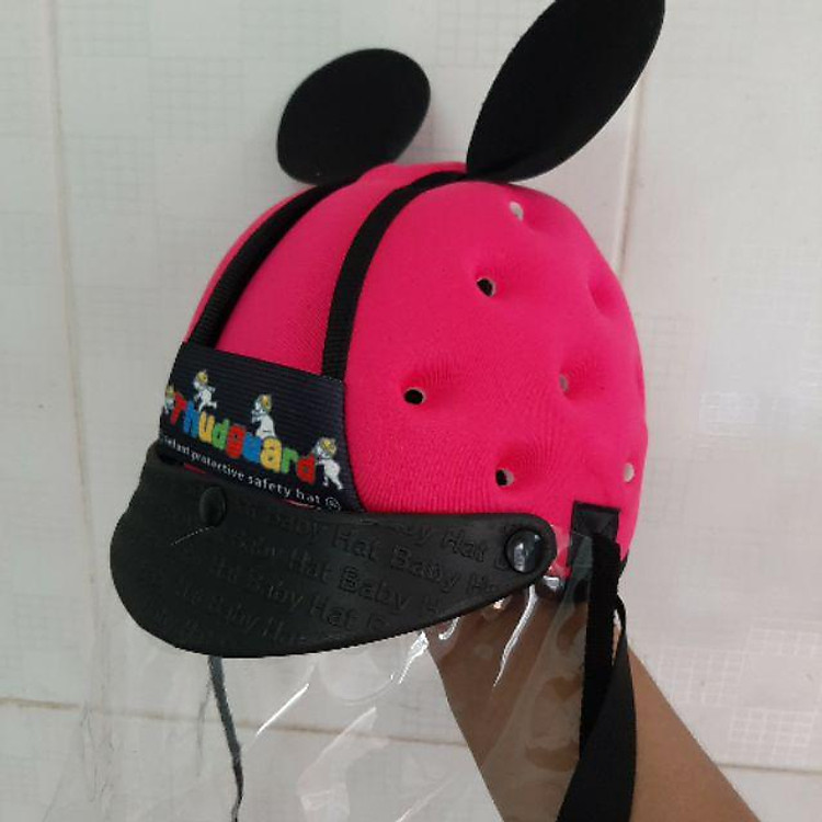 Nón Bảo Hiểm Có Bảo Hộ Cho Bé Tập Đi Lưỡi Trai Trơn 7 Tháng Đến 4 Tuổi