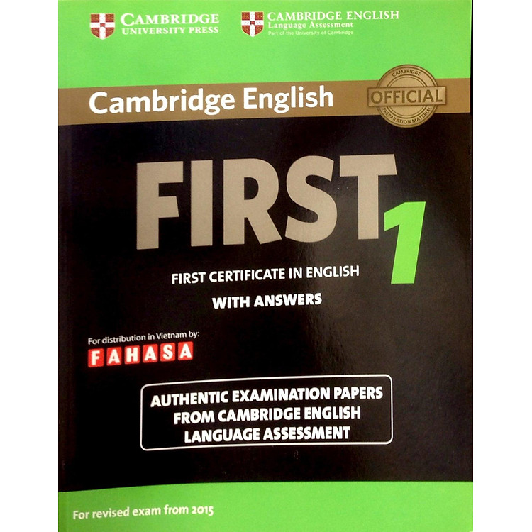 Cam English First 1 for Revised Exam
