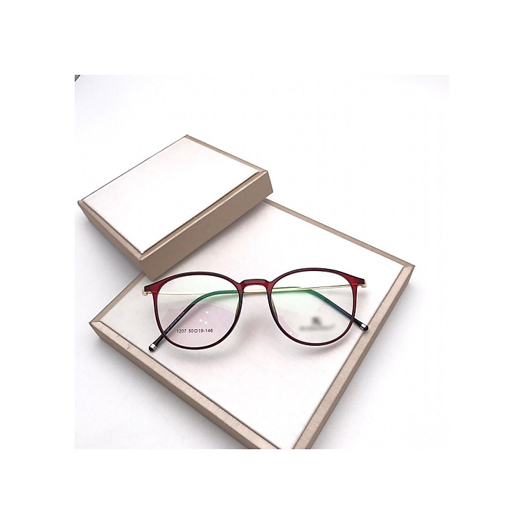 Kính gọng Mắt tròn thời trang Cao cấp BR1207