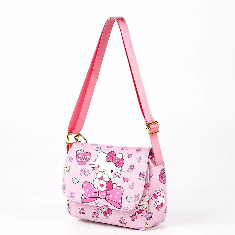 Hoạt Hình Túi Xách Thời Trang Mới Hello Kitty Túi Nữ Da Đeo Chéo Túi Đeo Vai Cinnamoroll Dây Kéo Túi Đựng Điện Thoại