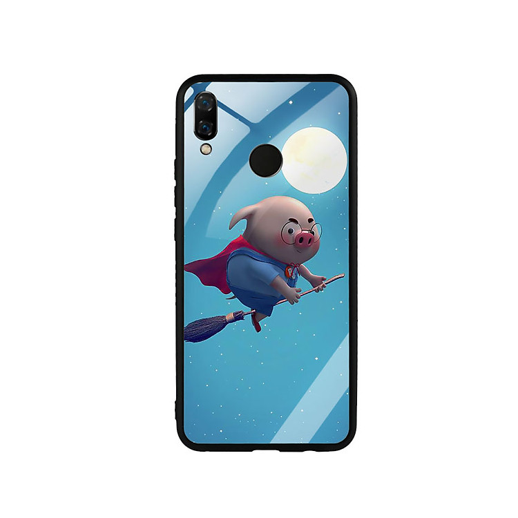 Ốp Lưng Kính Cường Lực cho điện thoại Huawei Nova 3i - Pig 11
