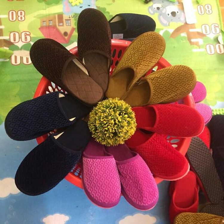 Combo 3 Đôi dép bông 3D hình trám cực rẻ