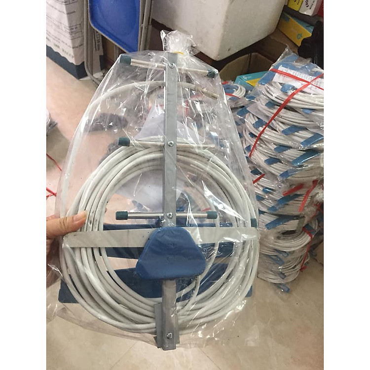 Anten Liền Dây 15M Tích Hợp với TIVI & Đầu Thu KTS
