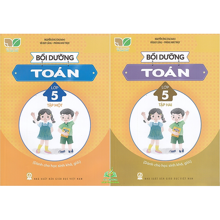 Sách - Combo Bồi dưỡng Toán lớp 5 tập 1+2 (Kết nối tri thức với cuộc sống) #huongbook