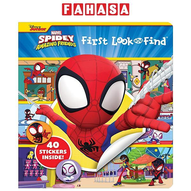 First Look And Find & Stickers Marvel Spidey
