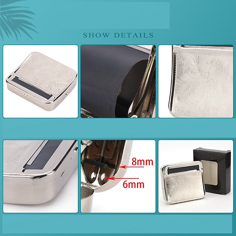 Hộp Đựng Thuốc Lá Sợi Cao Cấp Hợp Kim Nhôm - Ảnh 6