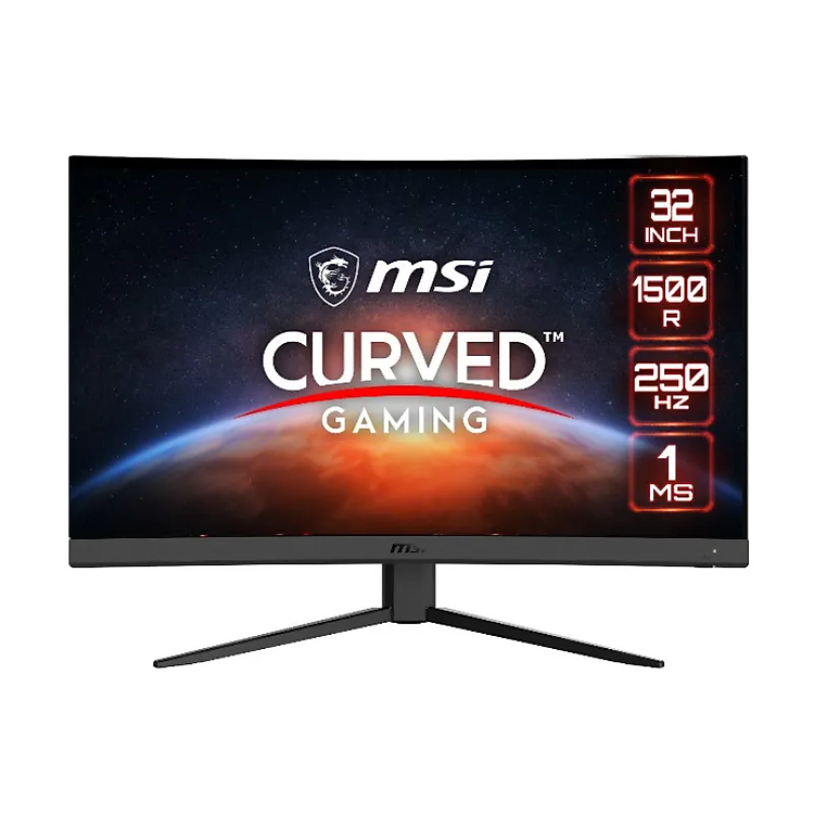Màn hình máy tính MSI Optix G32C4X Gaming Cong ( 1500R ) ( 31.5" / VA / FHD / 250Hz / DP / HDMI / 1ms ) - Hàng Chính Hãng