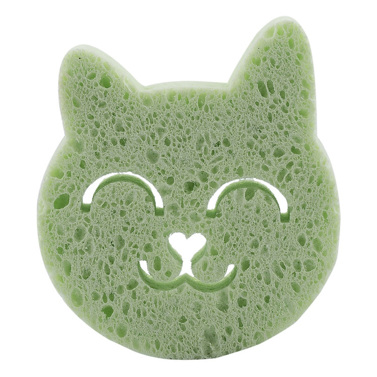 Miếng Tắm Bọt Biển Từ Cellulose Tự Nhiên Làm Sạch Và An Toàn Cho Bé Mamamy (Xanh Lá)