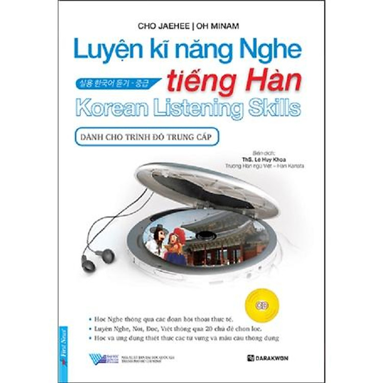 Luyện Kĩ Năng Nghe Tiếng Hàn Dành Cho Người Mới Bắt Đầu + Dành Cho Trình Độ Trung Cấp (Kèm CD) - Ảnh 3