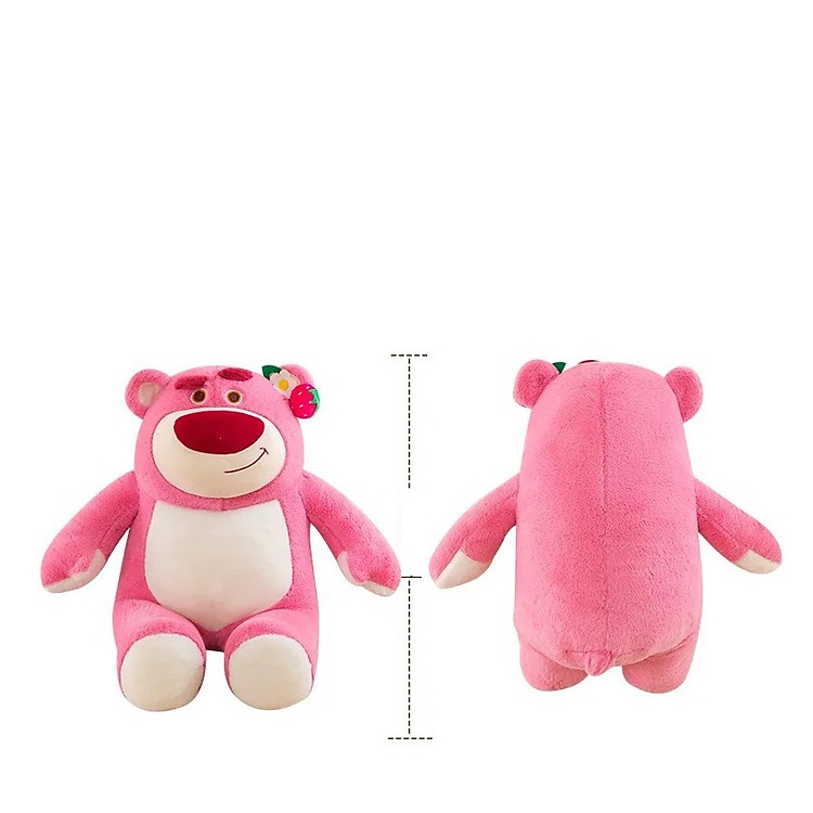 Mua Gấu bông dâu hồng dễ thương 45cm Chính hãng Giá tốt - Hình ảnh 4