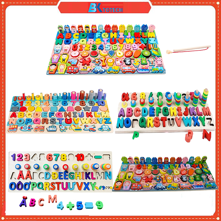 Mua Đồ chơi câu cá gỗ 8 trong 1 Chính hãng Giá rẻ