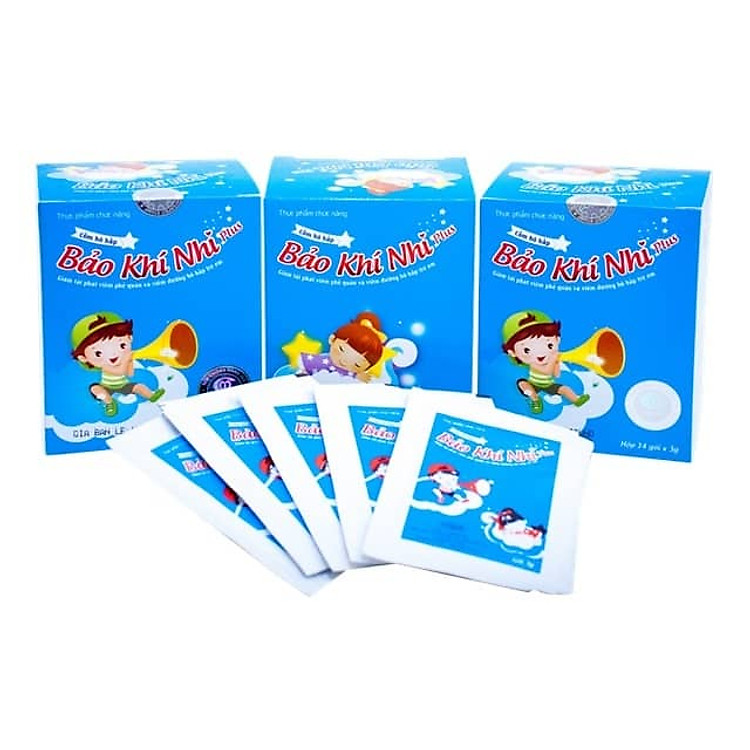 Thực phẩm bảo vệ sức khỏe Cốm hô hấp Bảo Khí Nhi Plus hộp 14 gói- Hỗ trợ điều trị đờm, ho, khò khè, khó thở; giảm tái phát viêm phế quản và viêm hô hấp trẻ em; có nguồn gốc từ thảo dược, được hàng trăm nghìn mẹ tin dùng.