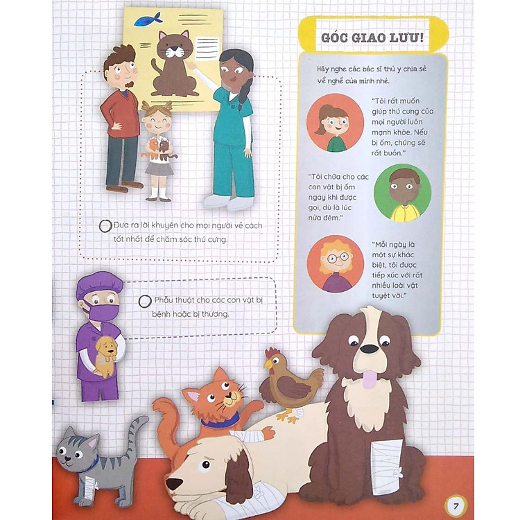 Tủ Sách Giáo Dục Stem: Bác Sĩ Thú Y Tập Sự - Ảnh 3