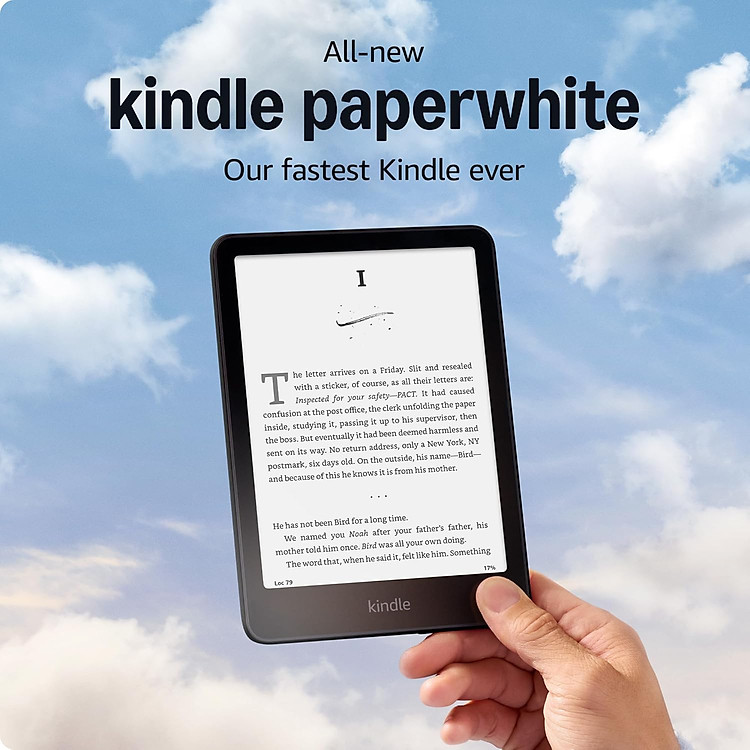 Combo Máy đọc sách All New Kindle Paperwhite 6 - Hàng chính hãng