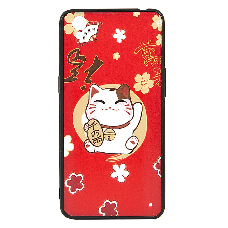 Ốp lưng dành cho Oppo A37 mèo thần tài (Giao hình ngẫu nhiên)