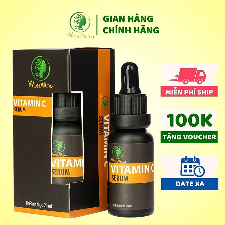 Tham Khảo tại ConCung: Serum Vitamin C Trắng Da Wonmom 20ml , nhận ngay nhiều Ưu đãi