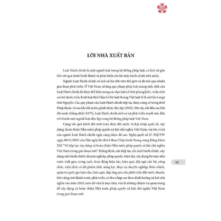 Luật Hành chính Việt Nam: Từ truyền thống đến Nhà nước pháp quyền xã hội chủ nghĩa (bản in 2023) - Ảnh 3