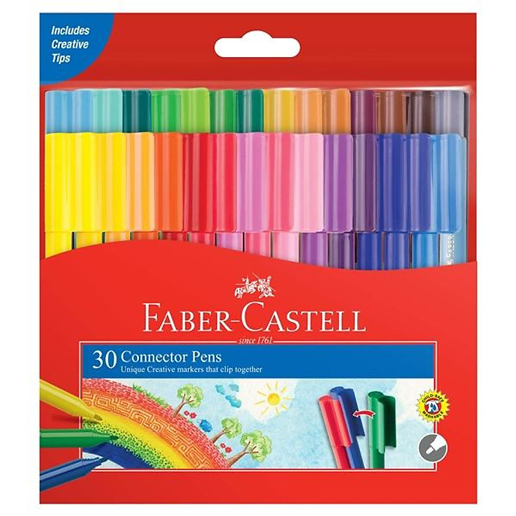 Bút Lông Màu Faber-Castell Connector (30 màu)