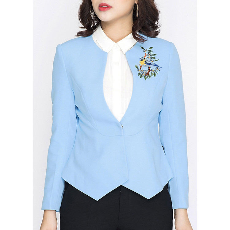 Áo Vest công sở Nữ Gấu V Cổ Tròn LAMER L65B16T008-S3300