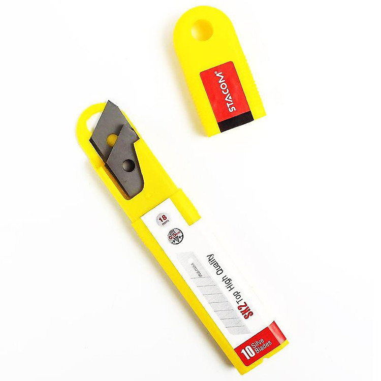 Hộp Lưỡi Dao Rọc Giấy Lớn Stacom E2018 (10 chiếc) - Ảnh 3