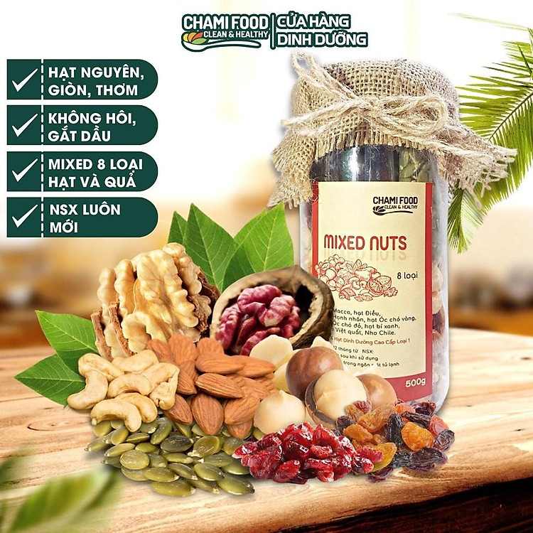 Mua Hạt Dinh Dưỡng Mix Chami Food 500g Đảm bảo Tiết kiệm - Hình ảnh 2