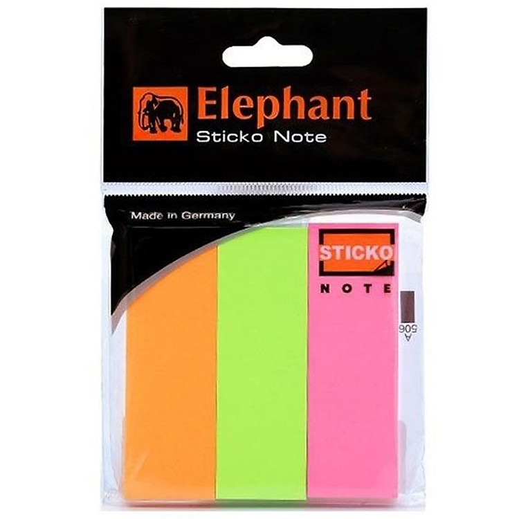 Giấy Ghi Chú Elephant 1×3 Inch (3 Màu)