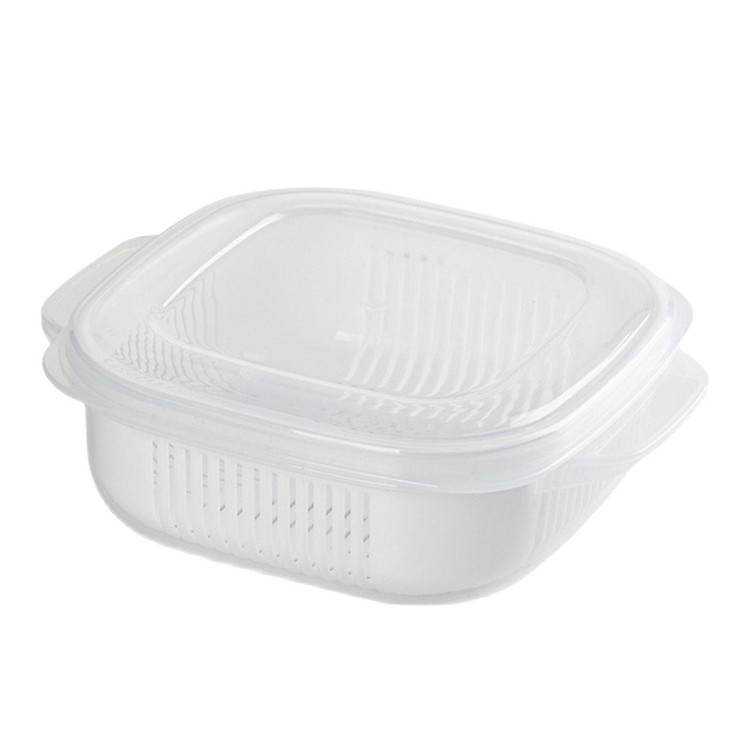 Refrigerator Organizer Bin Vegetable Fruit Storage Container for Fruits Rice