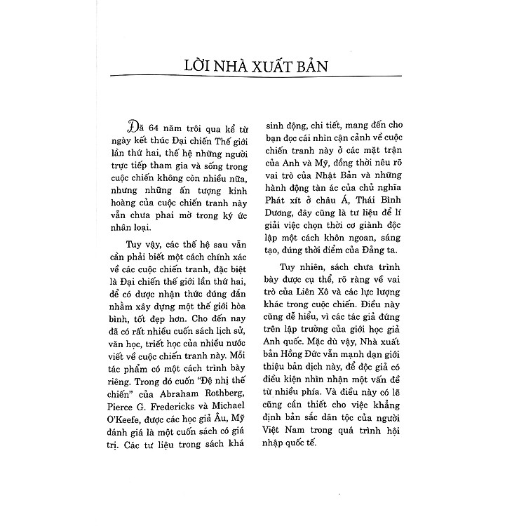 Đệ Nhị Thế Chiến - World War II (Tái Bản 2023) - Ảnh 3