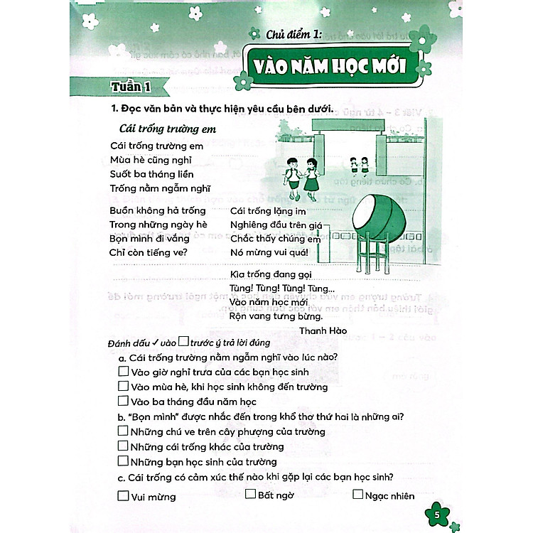 Vở Thực Hành Tiếng Việt 3 - Tập 1 (2022) - Ảnh 2