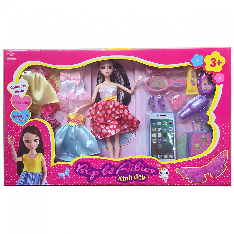 Búp bê Aibier có khớp cao 30cm và nhiều phụ kiện