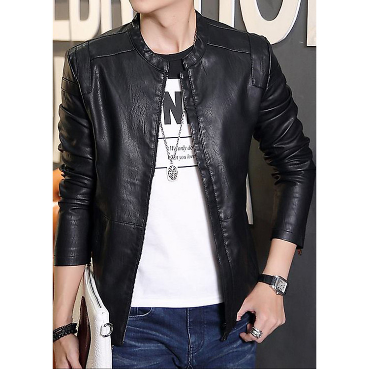 Áo da nam VK288 STQQQ